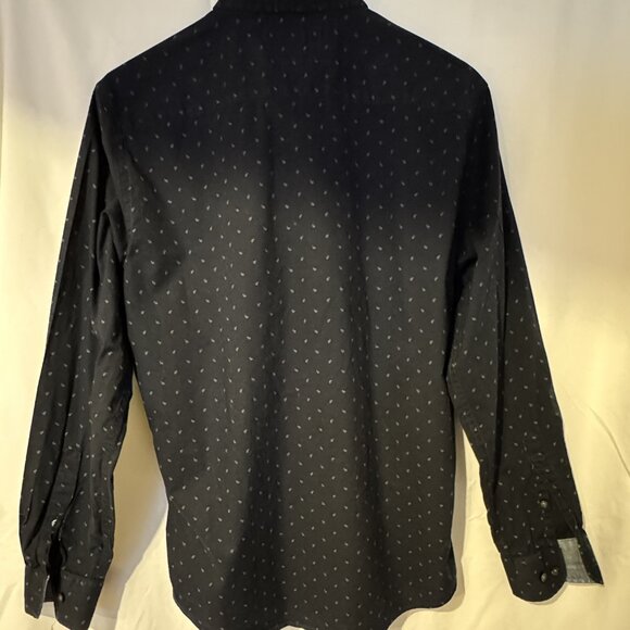 Banana Republic Grant Slim-Fit Luxe Poplin Fox Print Shirt – Men’s M - Picture 3 of 6